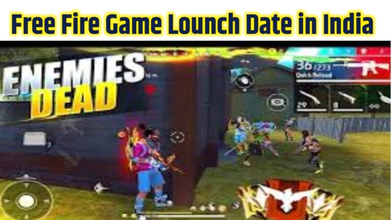 Free Fire Game Launch Date in India