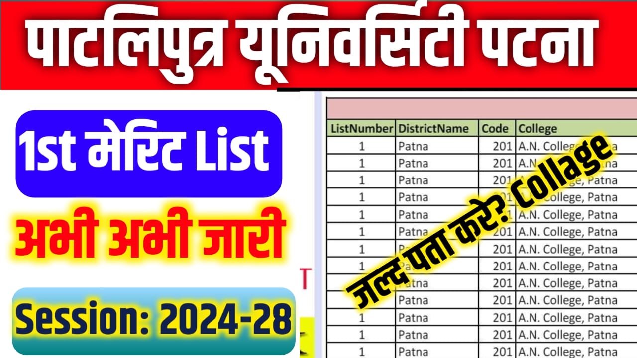 Bihar Board Class 11th Admission First Merit List 2024