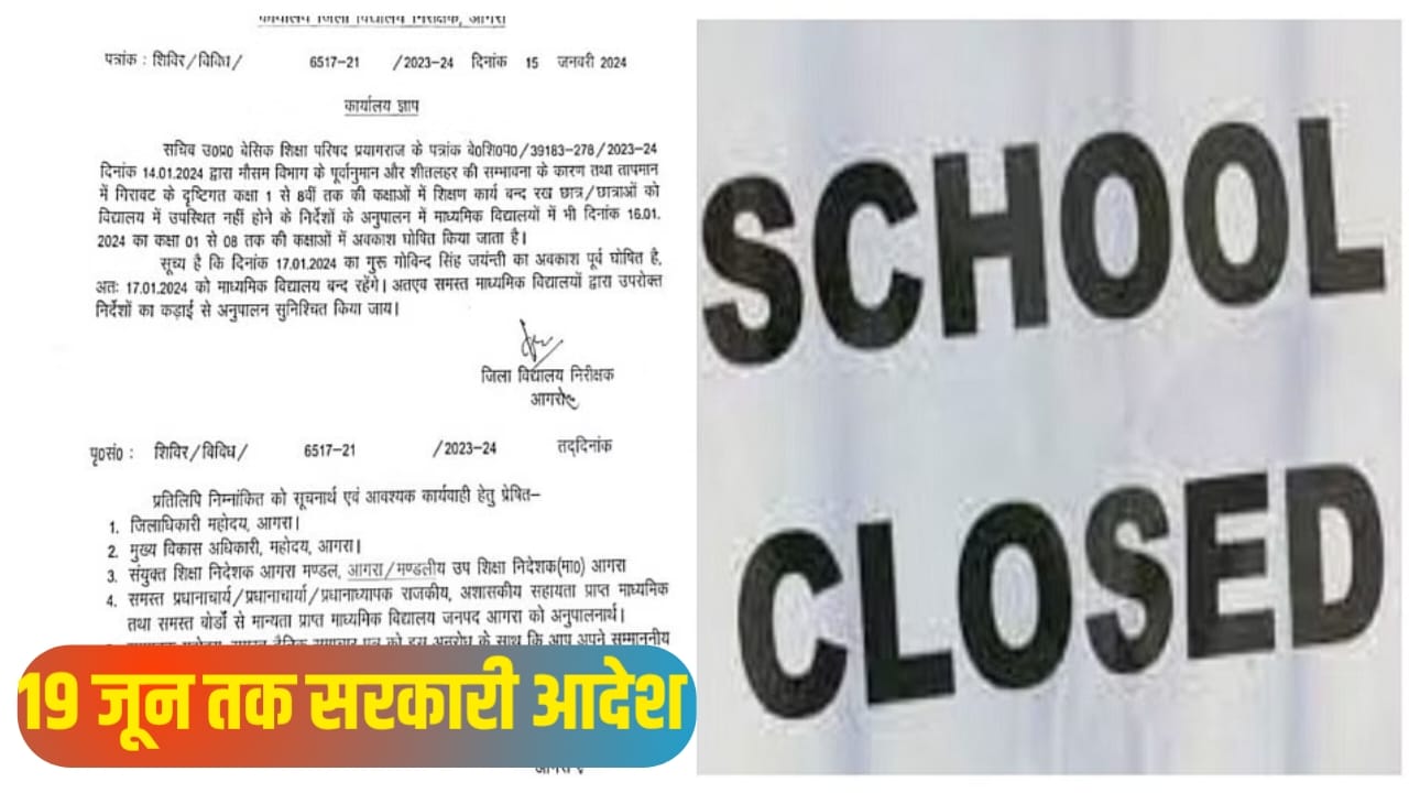 School Holiday New Update in Hindi