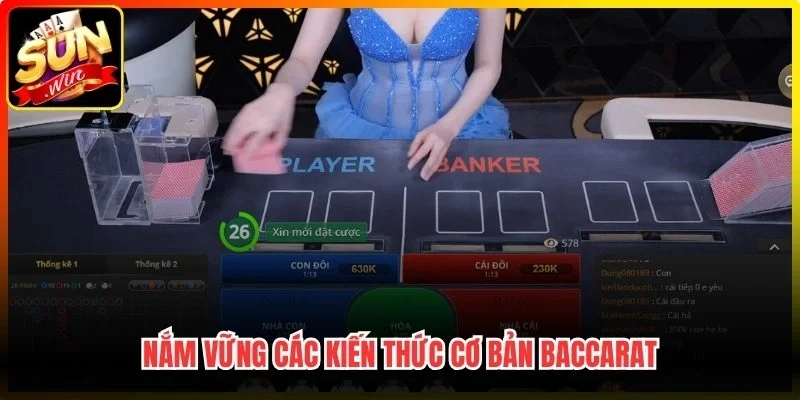 Nắm vững các kiến thức cơ bản Baccarat