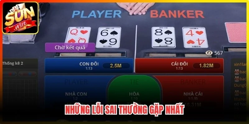 Những lỗi sai thường gặp nhất