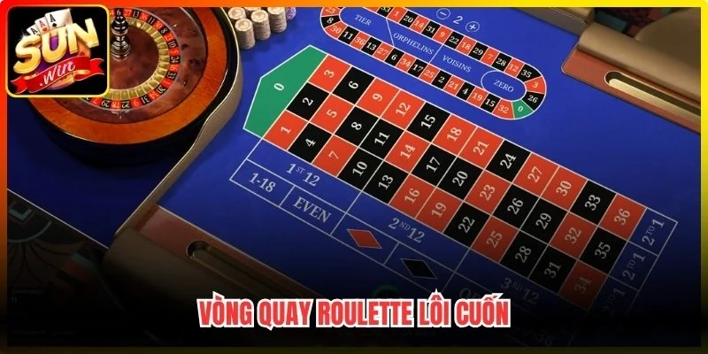 Vòng quay roulette lôi cuốn