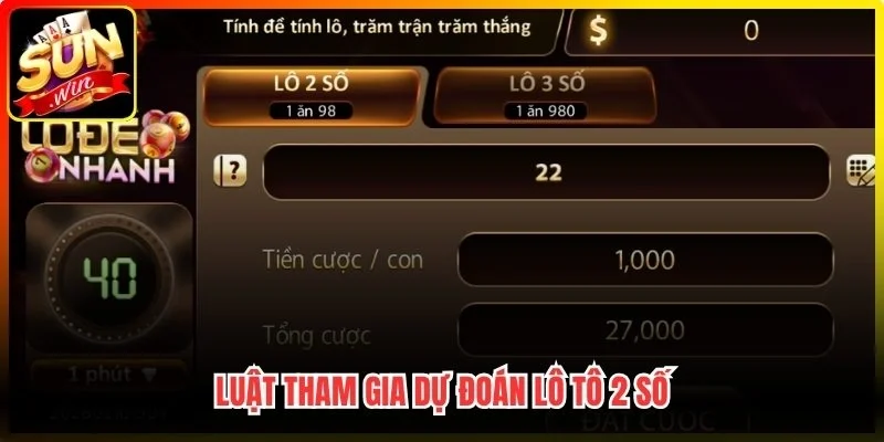 Luật tham gia dự đoán lô tô 2 số