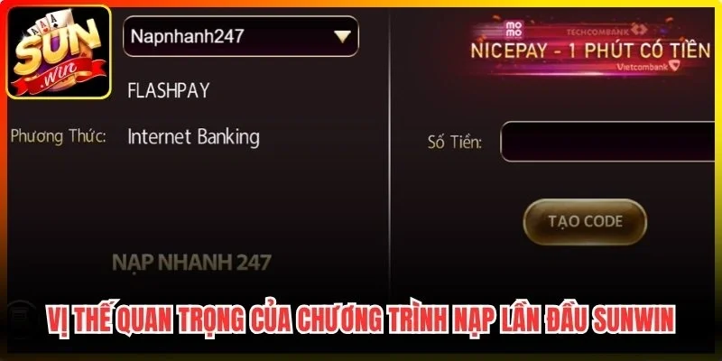 Vị thế quan trọng của chương trình nạp lần đầu Sunwin