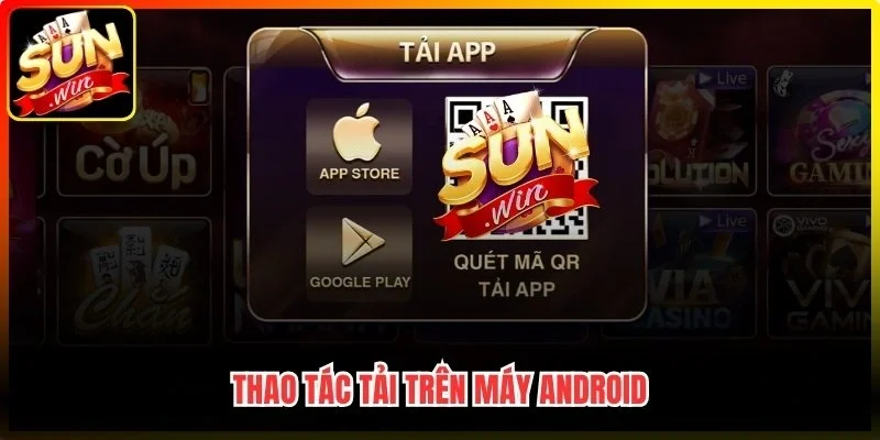 Thao tác tải trên máy Android